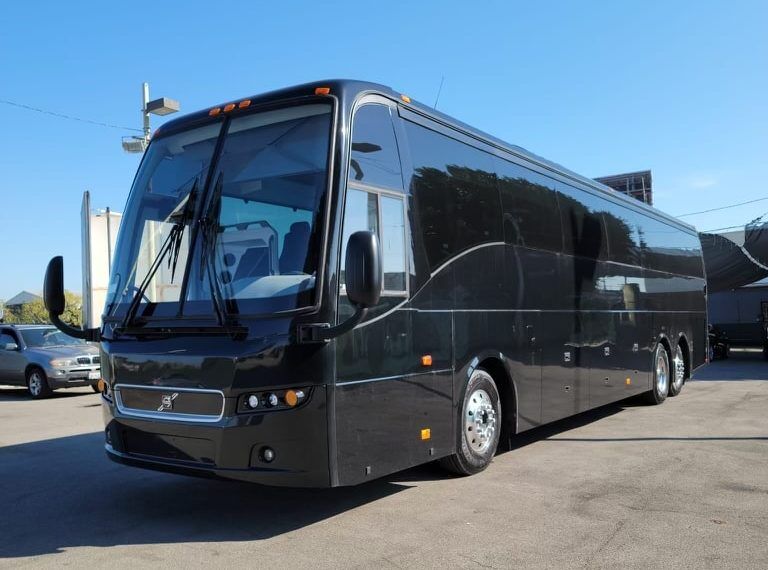 luxury motor coach rental Volvo 2020
