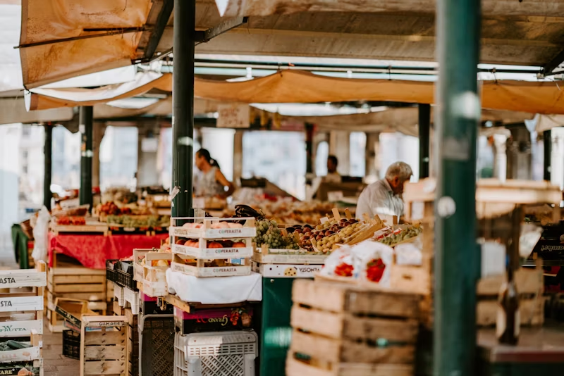 Farmers market.