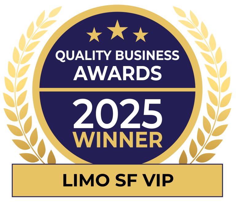 Quality Business Awards 2025 winner badge for Limo SF VIP