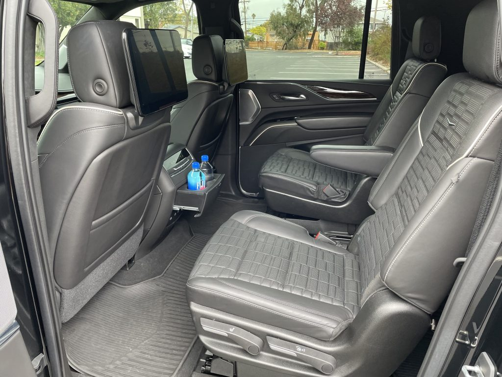 Interior of a Cadillac Escalade