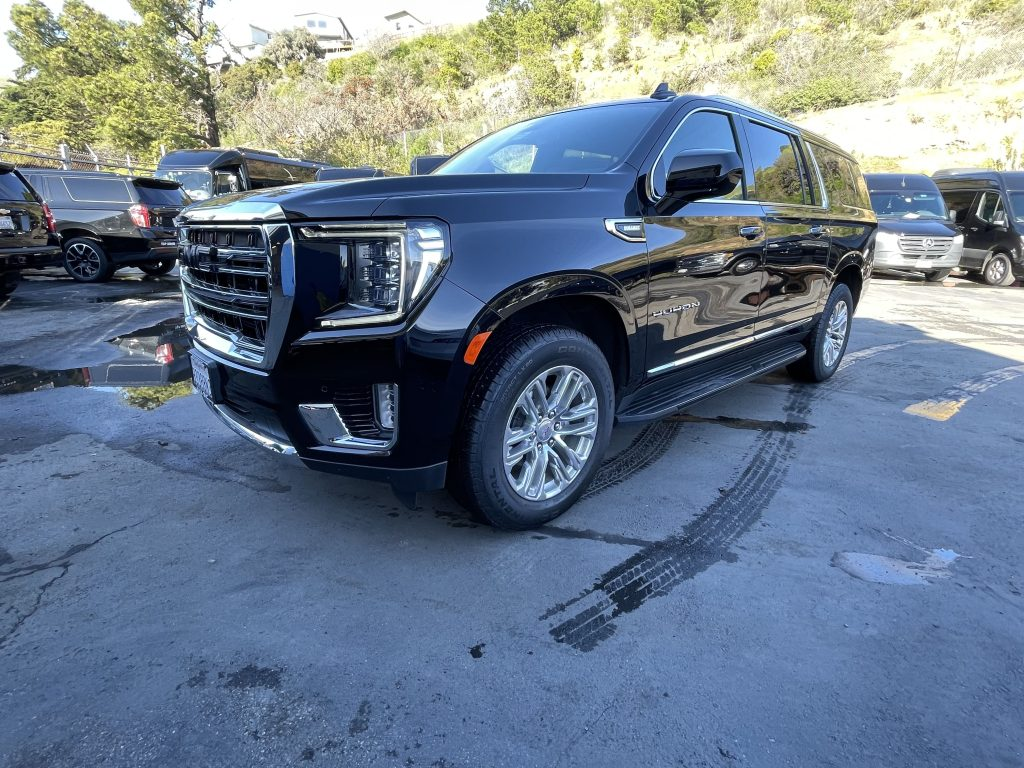 A stylish GMC Yukon in black