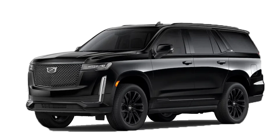 A black Cadillac Escalade