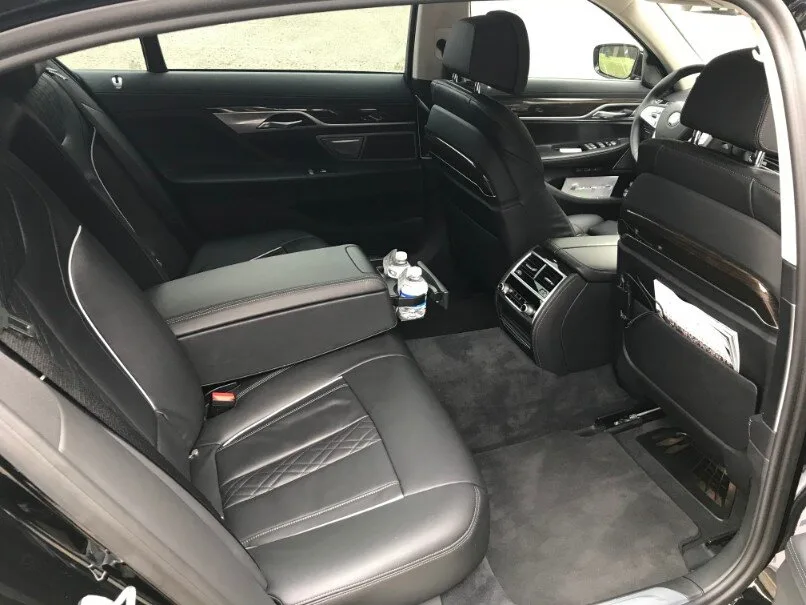 An interior-view of BMW 750i